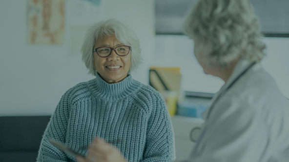Doctor assisting patient